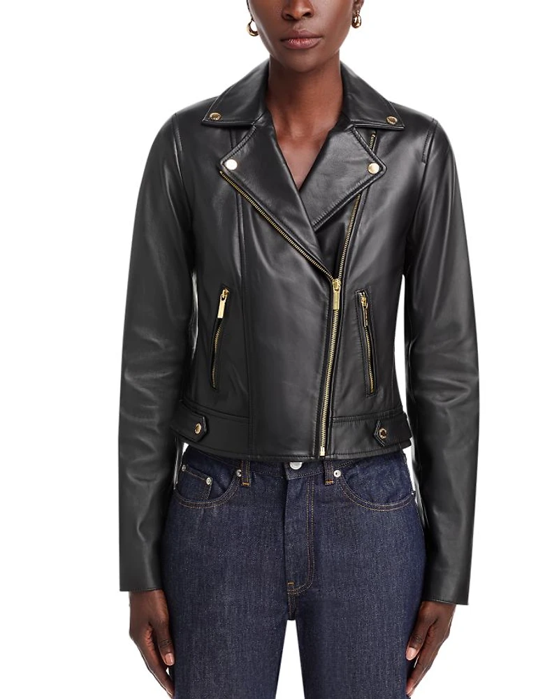 Leather Moto Jacket