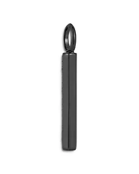 Grant 18K Black Gold Black Diamond Hexagon Bar Pendant
