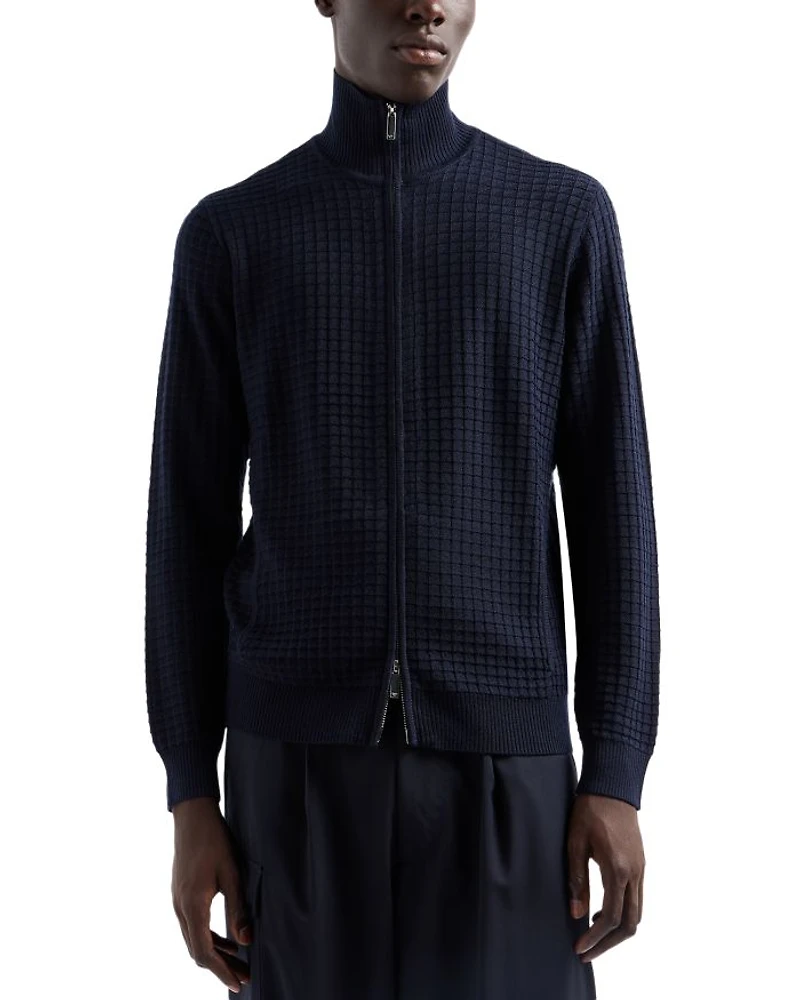 Grid Stitch Sweater