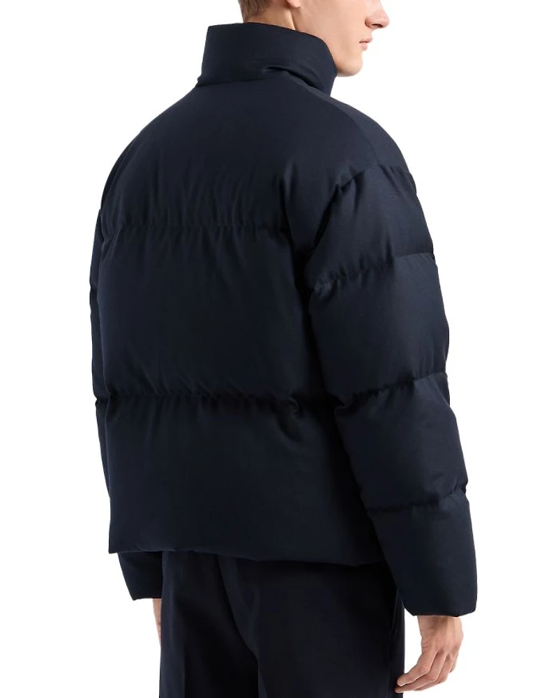 Twill Puffer Jacket