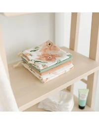 Parker Floral Baby Washcloths, 5 Pack