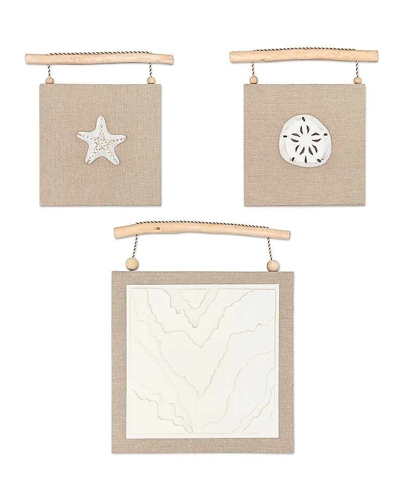 Crane Baby Cove 3 Pc. Beach Life Wall Decor