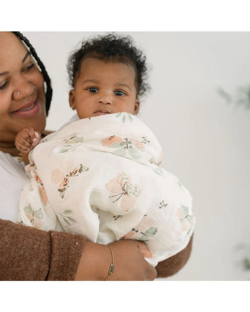 Parker Butterfly/Rainbow Swaddles, 2 Pack