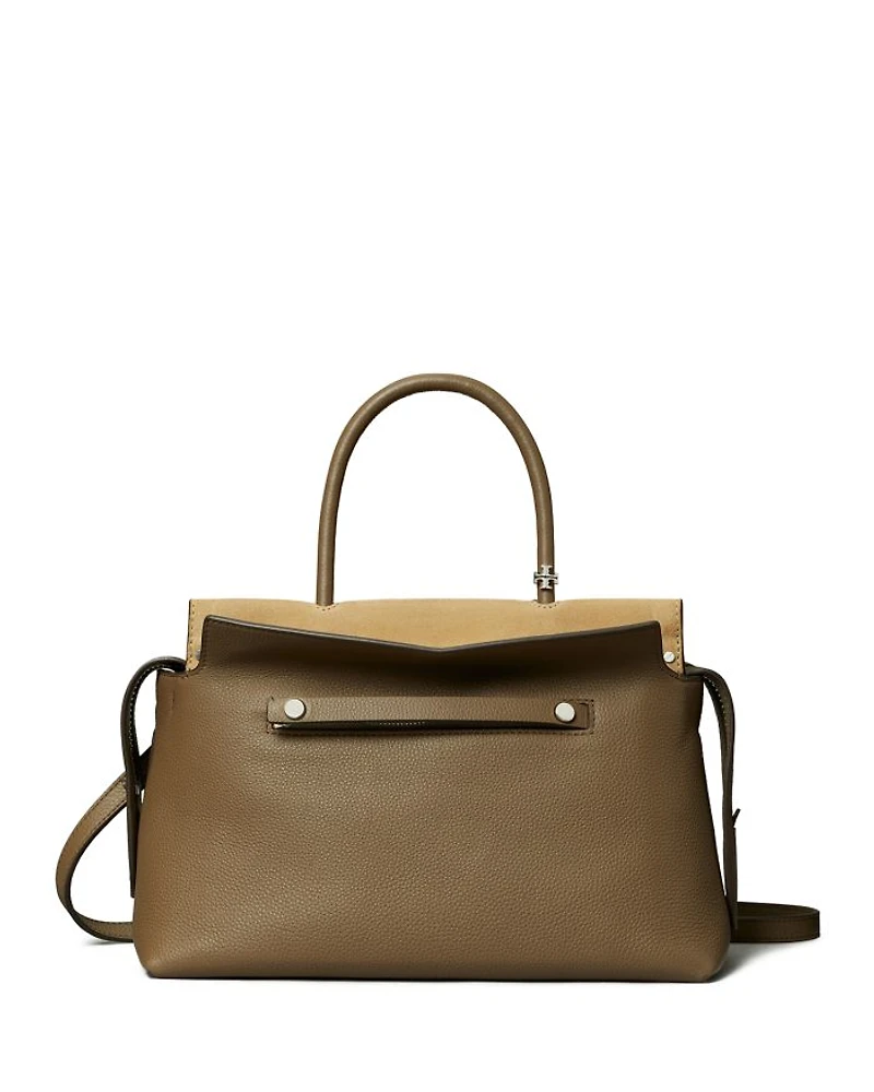 Downtown Distressed Leather Satchel