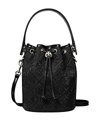 Tory Burch Mini T Monogram Hotfix Bucket Bag