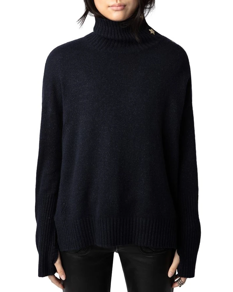 Star Button Sweater
