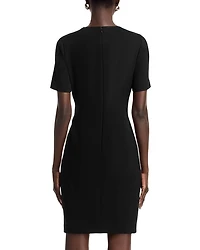 Judianne Short Sleeve Fitted Sheath Dress - Exclusive
