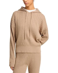 Cable Knit Hoodie