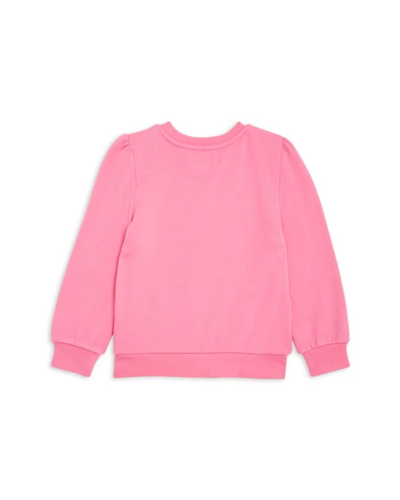 Girls' Puff Sleeve Sweatshirt - Little Kid, Big Kid