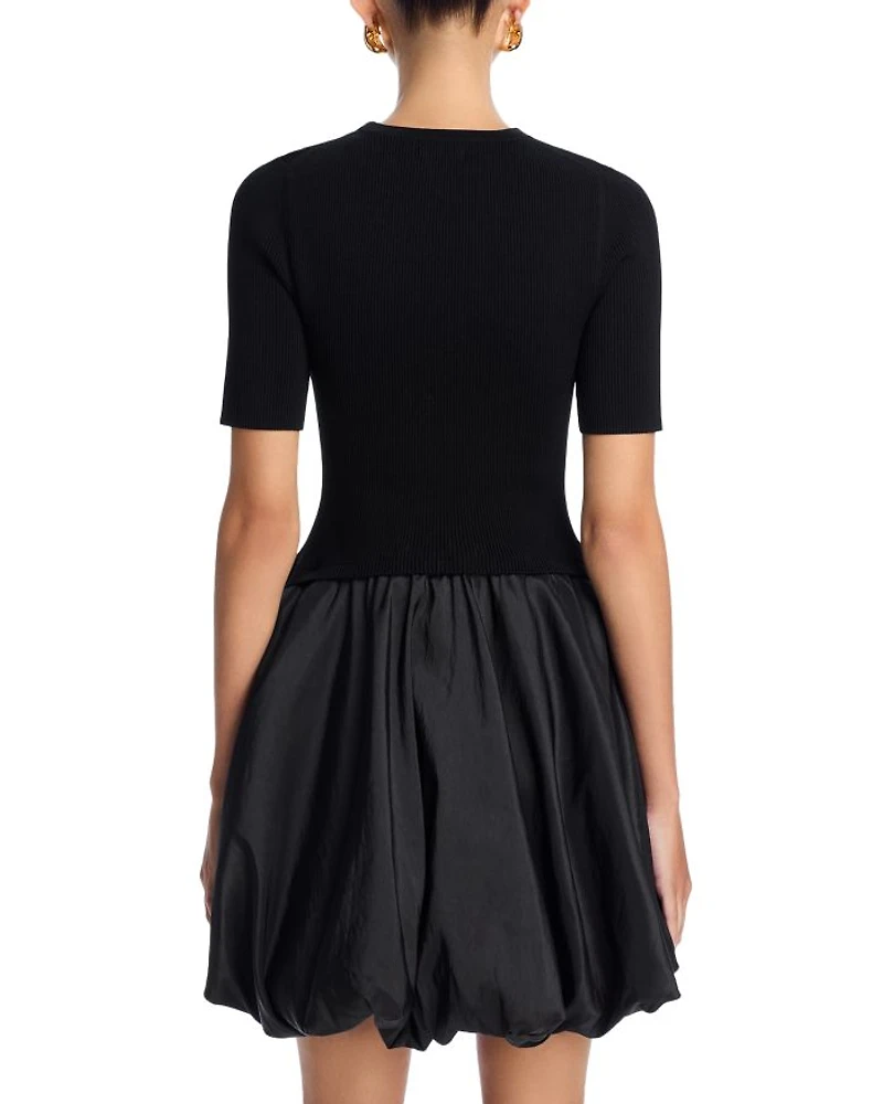 Kenny Short Sleeved Bubble Mini Dress