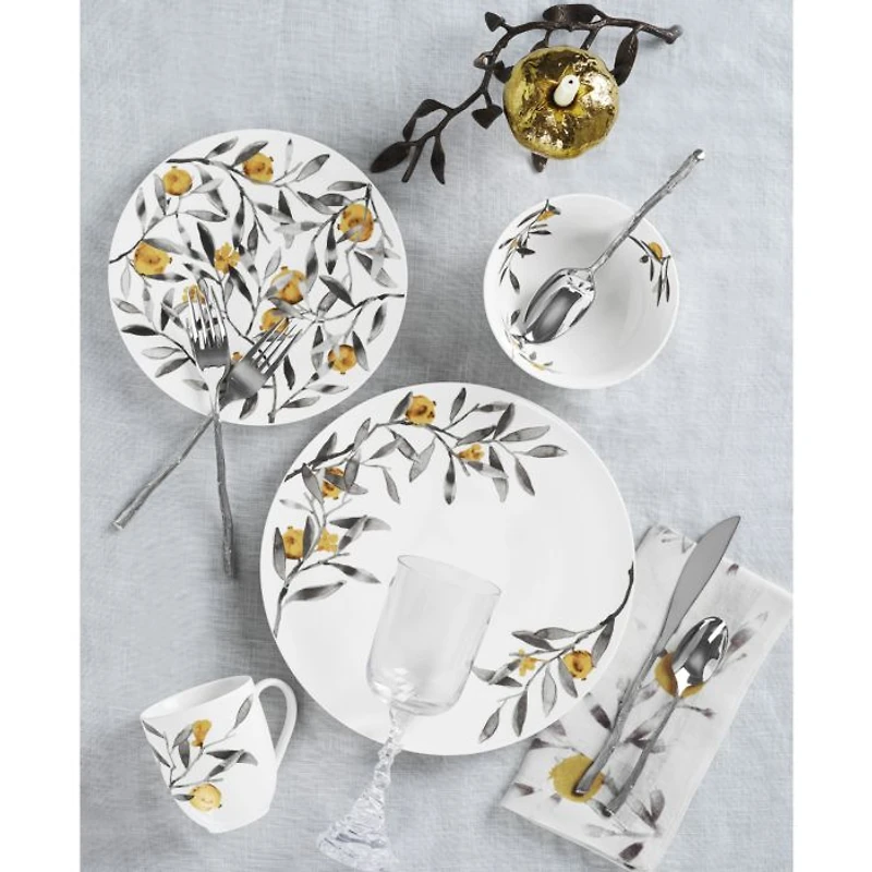 Pomegranate 4 Piece Dinnerware Set