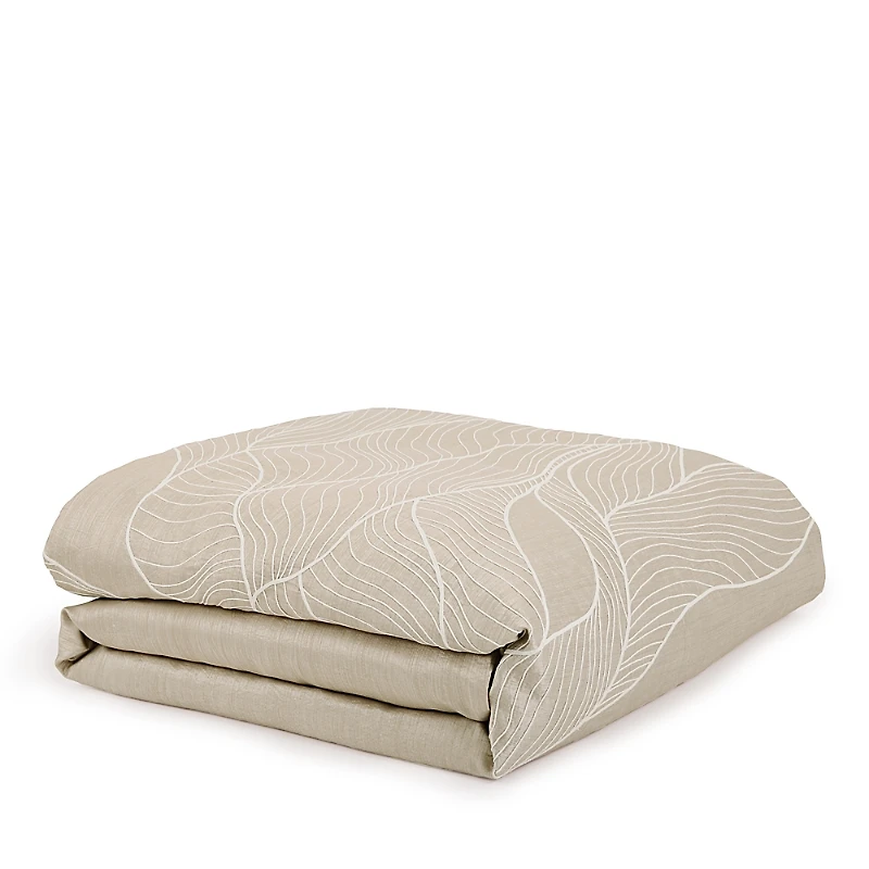 Donna Karan Dune Embroidered Duvet Cover, King