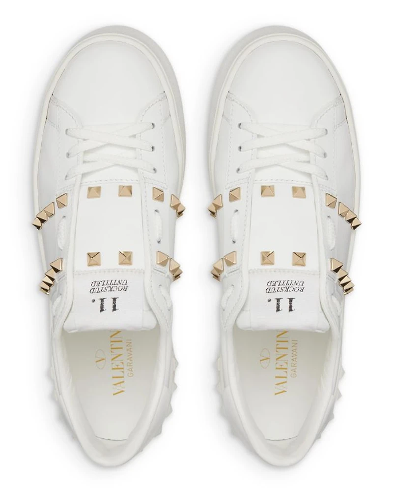 Women's Rockstud Lace Up Sneakers