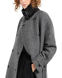 Belted Double Breasted Coat