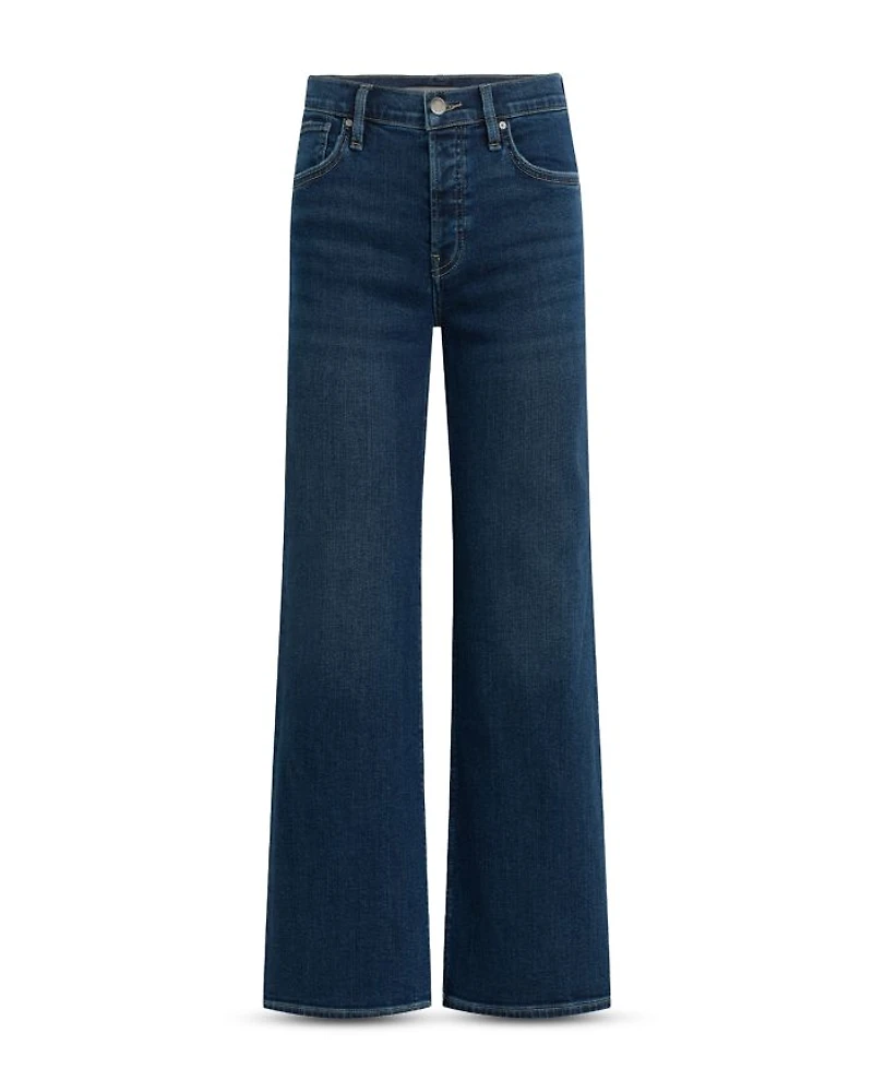 Rosie High Rise Ankle Wide Leg Jeans Fusion