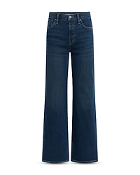 Rosie High Rise Ankle Wide Leg Jeans Fusion