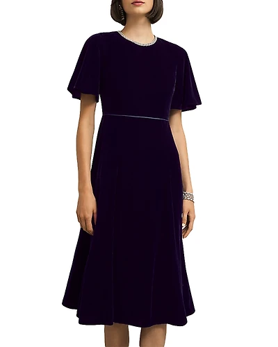 Hobbs London Catalina Velvet Dress