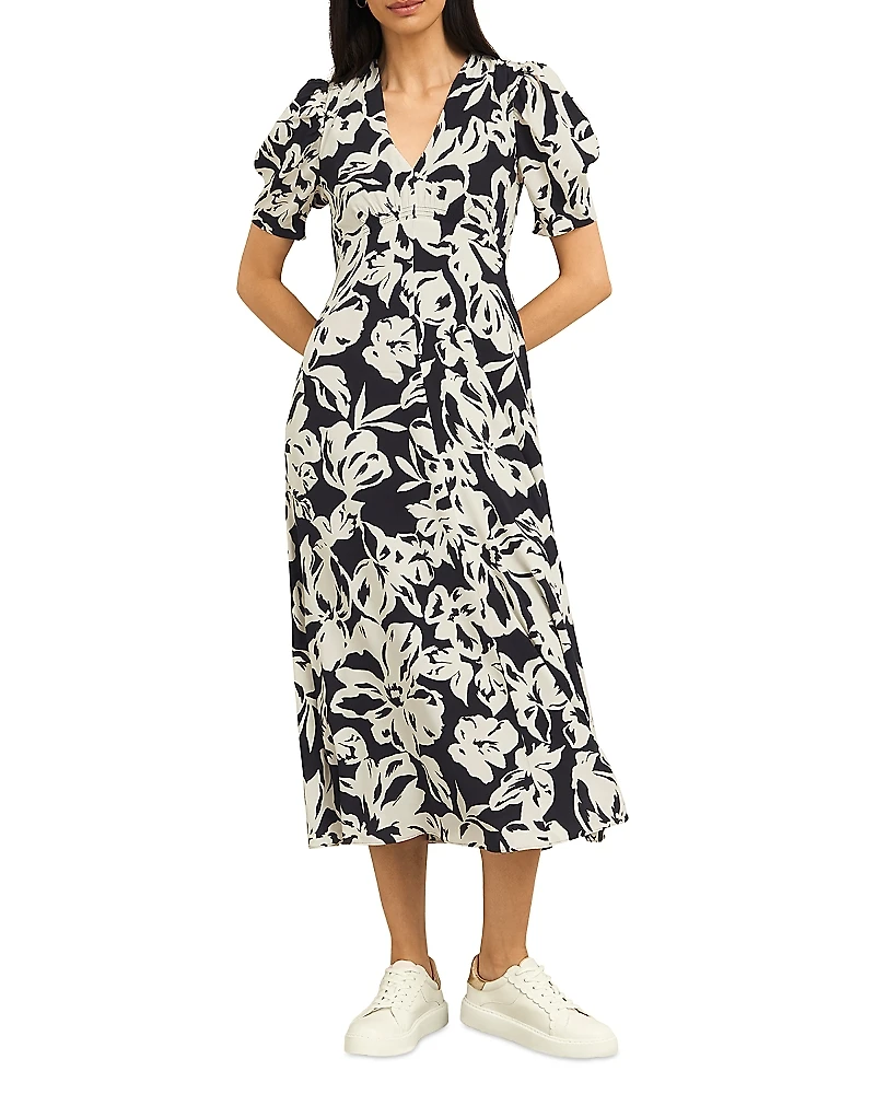 Hobbs London Chiltern Printed Midi Dress