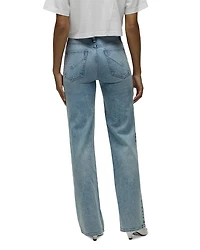 Rosie High Rise Wide Leg Jeans Rider