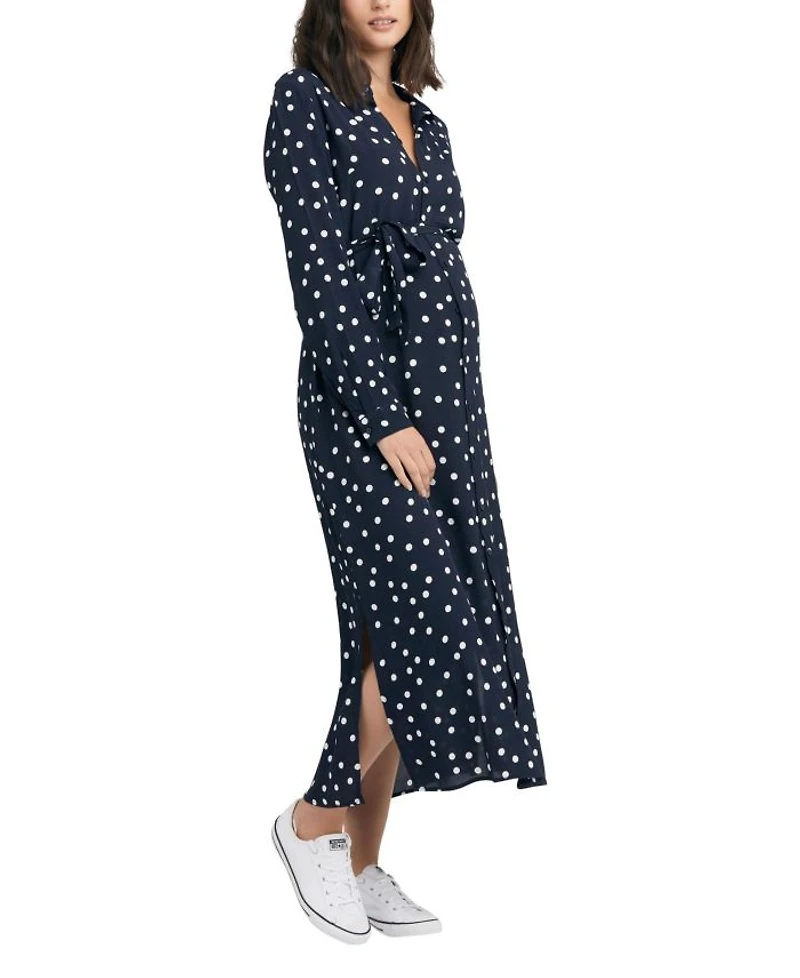 Spot Shirt Dress