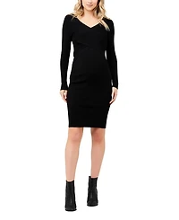 Sadie Rib Knit Nursing Dress