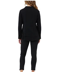 Evelyn Peplum Button Up Shirt