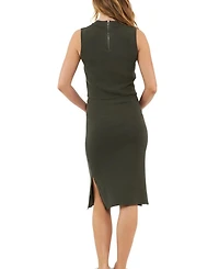 Layered Knit Nursing Dress