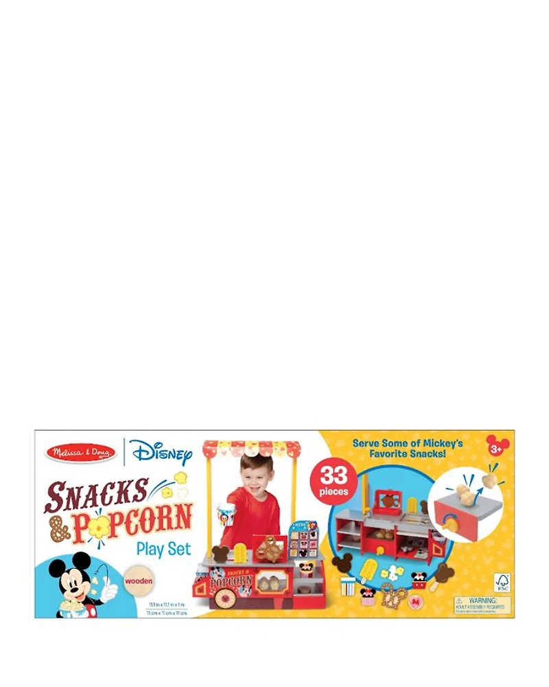 Disney Snacks & Popcorn Wooden Food Counter - Ages 3-5