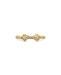 David Yurman 18K Yellow Gold Renaissance Ring with Diamonds