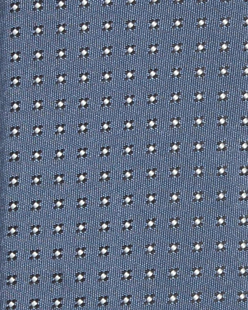 Skinny Floral Grid Tie