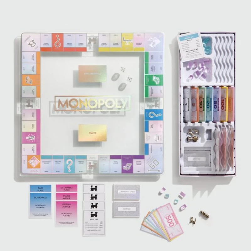 Monopoly Aura Glass Game