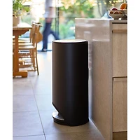 Arc Liter Slimline Pedal Trash Can With Liner Pocket