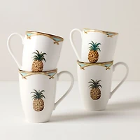 Colonial Bamboo Mug, Set of 4