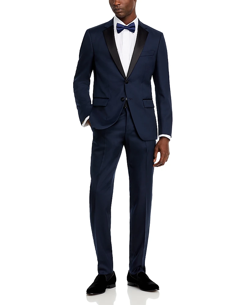 Boss H-Huge Navy Slim Fit Tuxedo