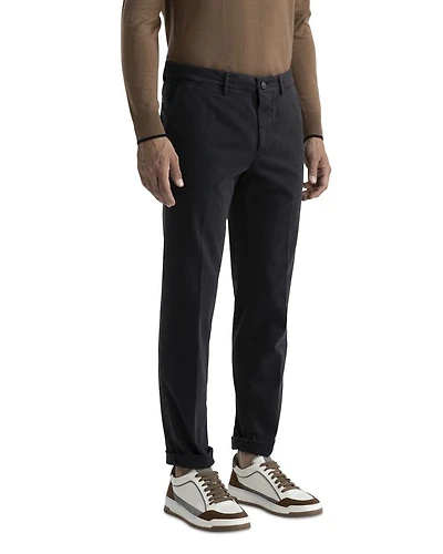 Cotton Stretch Garment Dyed Regular Fit Chino Pants