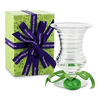 Ripples 8.5" Footed Flower Vase