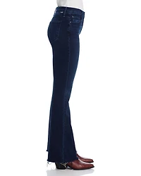 Petites Lil Weekender High Rise Flared Jeans Chip On My Shoulder
