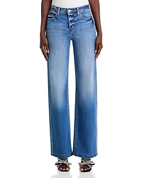 Clayton High Rise Wide Leg Jeans Hampton