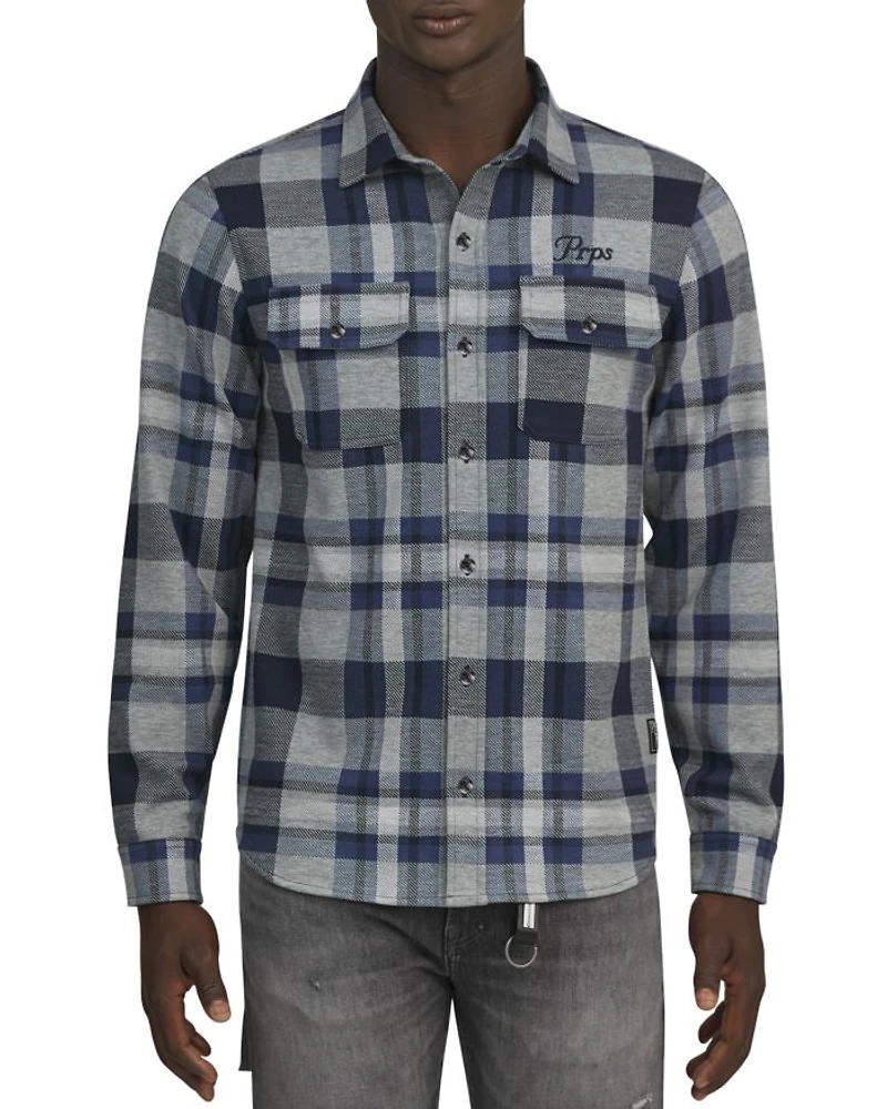 Big Sky Printed Long Sleeve Button Front Shirt