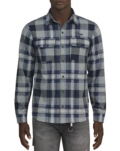 Big Sky Printed Long Sleeve Button Front Shirt