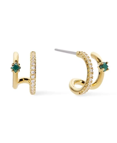 Double Hoop Earrings - Percy