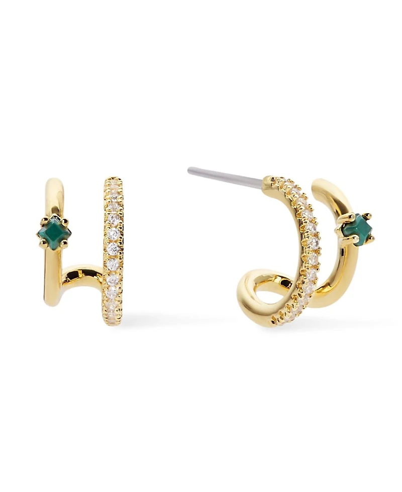 Ana Luisa Double Hoop Earrings - Percy