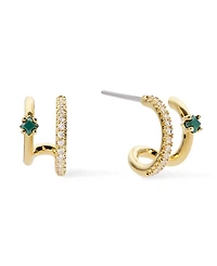 Ana Luisa Double Hoop Earrings - Percy