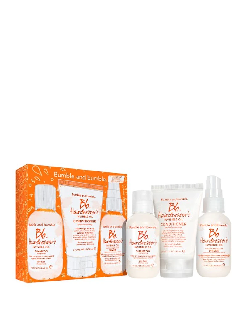 Travel Size Hydrating + Frizz Reducing Hair Set ($48 value)