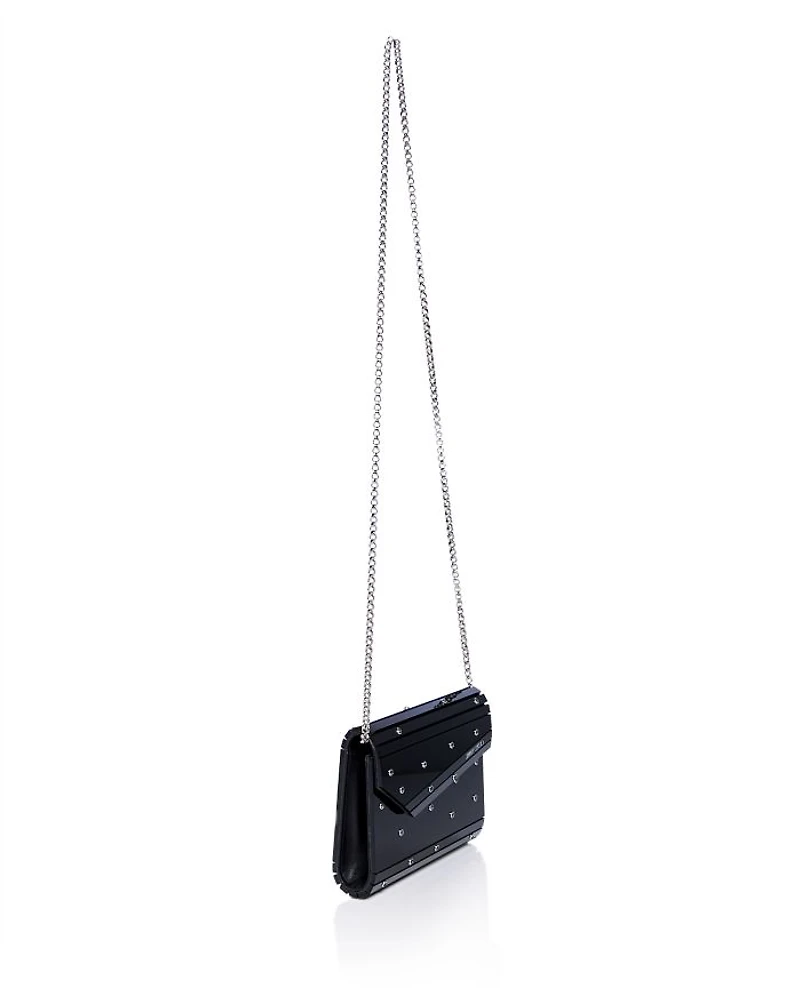 Candy Crystal Embellished Acrylic Clutch