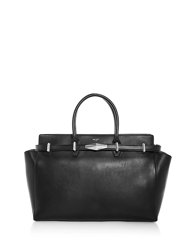 Jimmy Choo Diamond Belted Leather Tote