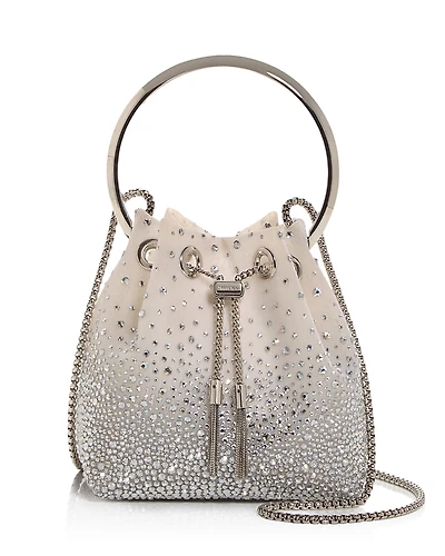 Jimmy Choo Bon Bon Vuq Embellished Top Handle Bag