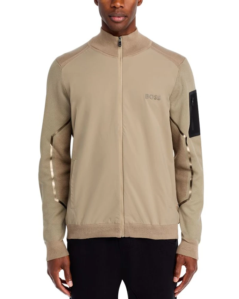 Zhino Mixed Media Jacket