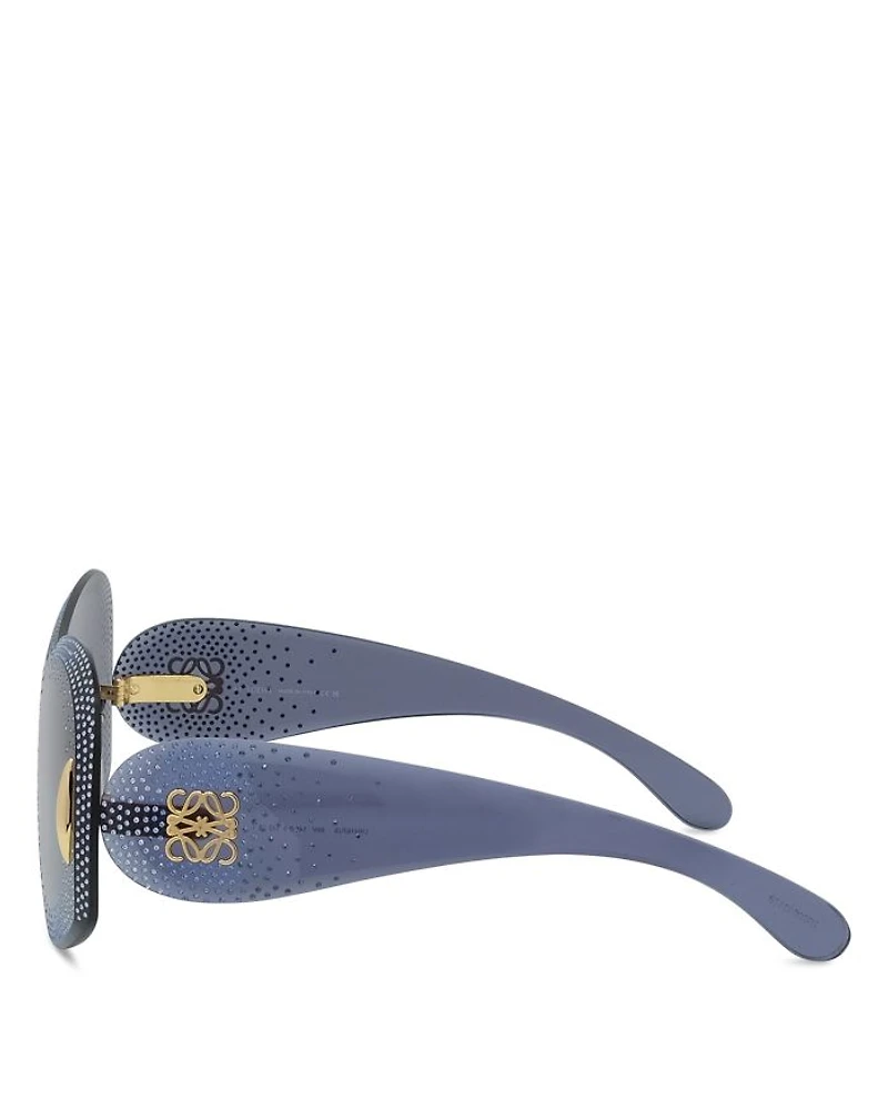 Anagram Blue Mask Sunglasses, 144mm
