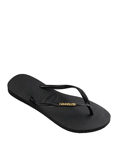 Women's Slim Logo Flip Flop Sandals